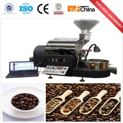 Good Quality Automatic 1kg Gas Heating Coffee Roaster for Sale