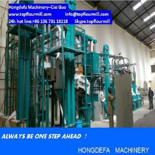 PLC Automatic Maize Flour Mill Auto Maize Mill (30t)