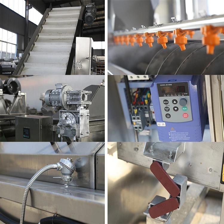 400kg/H Potato Frozen French Fries Production Line Potato Fries Machinery Potato Chips Machine Machine