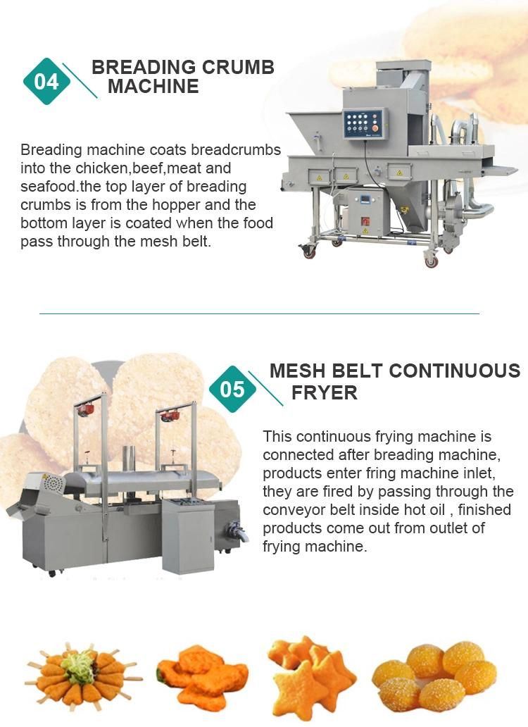 Automatic Chicken Nuggets Forming Machine for Food Factory