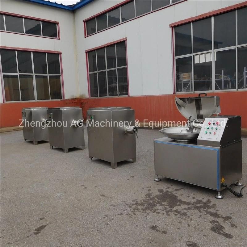 Industrial Frozen Chicken Meat Processing Grinder Machine