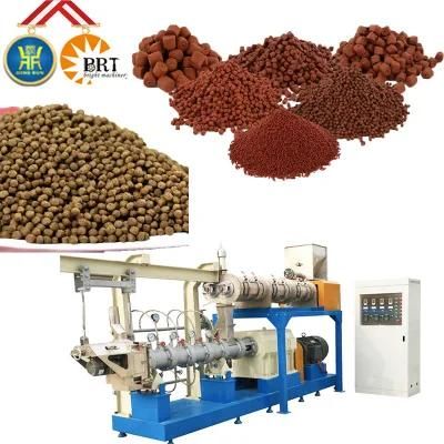 Aquaculture Floating and Sinking Fish Feed Processing Extruder Equipment Line