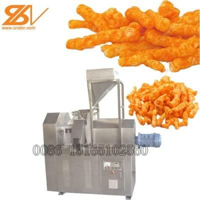 Baked Puffs Snacks Nik Naks Cheetos Kurkure Corn Curls Production Machine