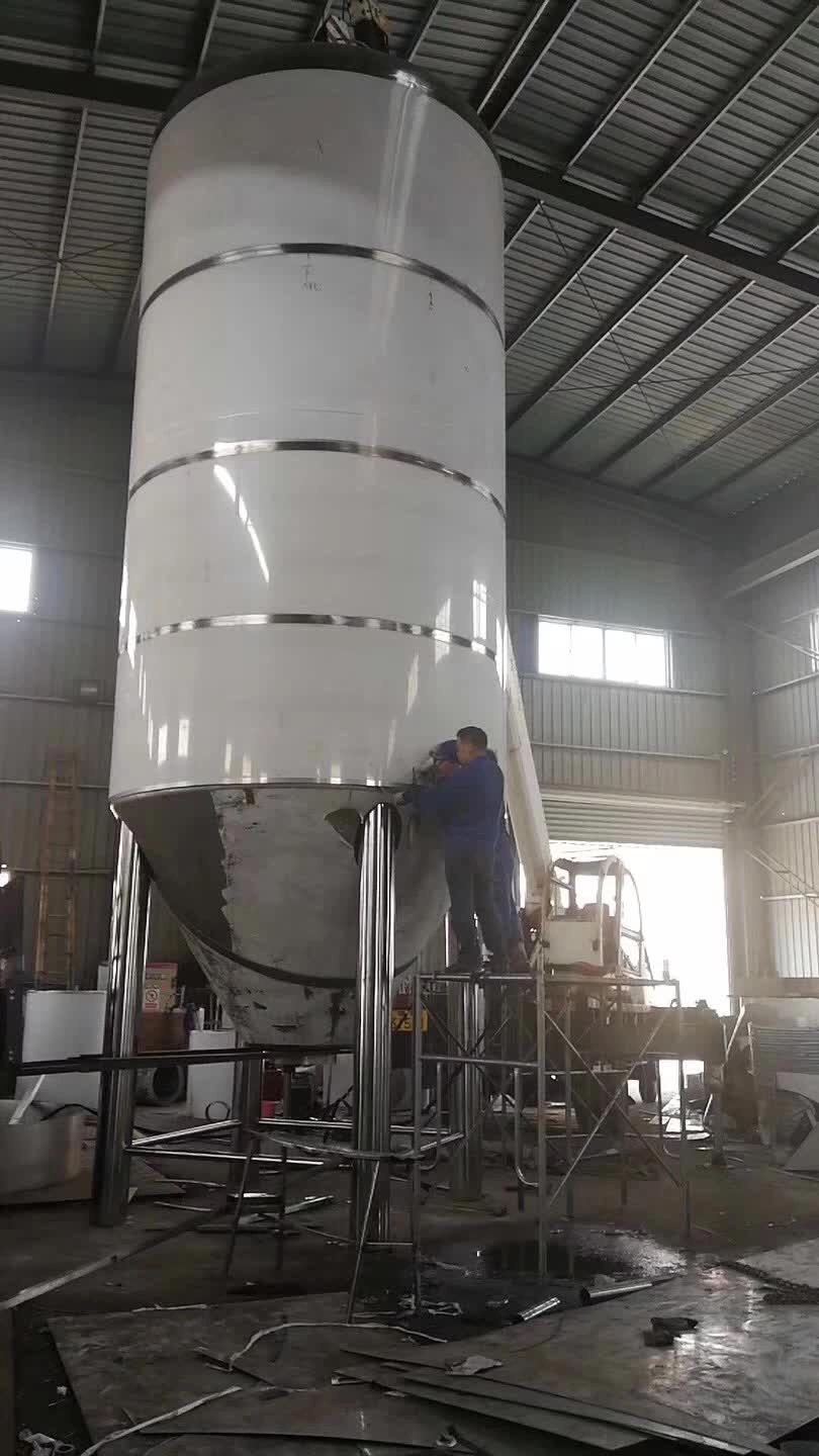 Large Stainless Steel Mixing Heating Storage Tank for Food Industry