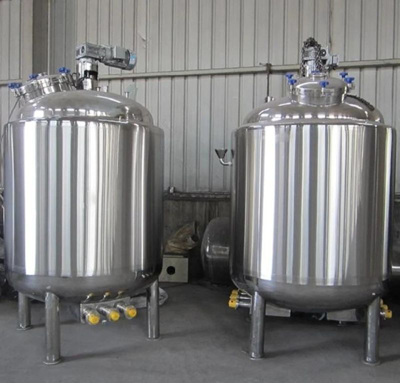 Jackete Mixing Insulation Tank for Food Industry 2019