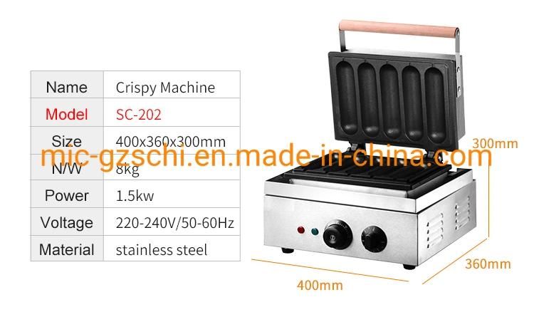 Crispy Machine Muffin Biscuit Baking Machine Lolly Waffle Machine