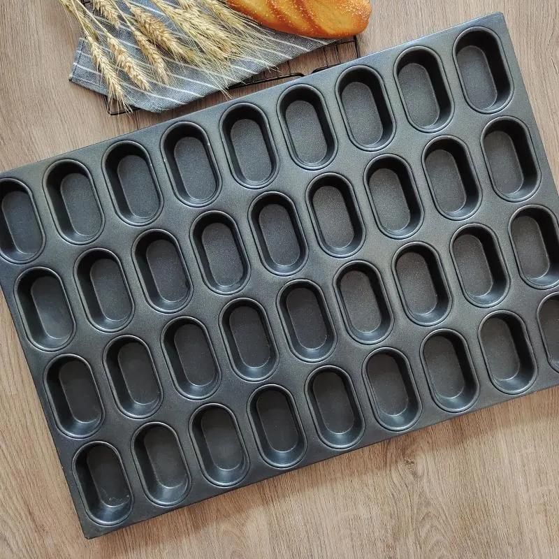 4*9cups Mushroom Cake Molds Tray Aluminum Steel Commercial Bakeware