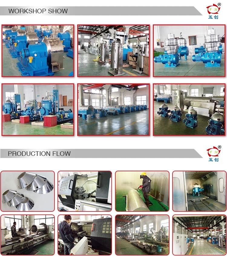 Milk Cream Disc Stack Centrifuge Machine