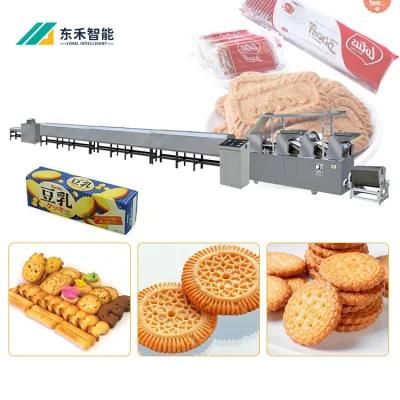 Cookies Biscuit Making Machine Biscuit Plant Stainless Steel Hard Biscuit Production Line