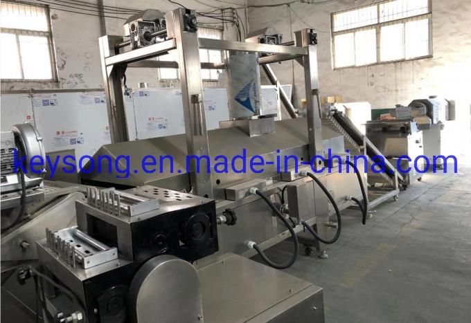 Fried Doritos Corn Chips Making Machine Extruded Snacks Machinery