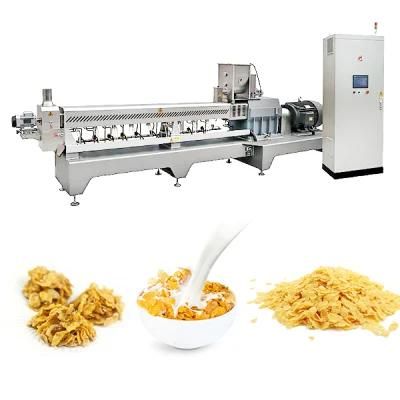 Corn Flakes Manufacturing Plant and Breakfast Cereal Extruder Machine