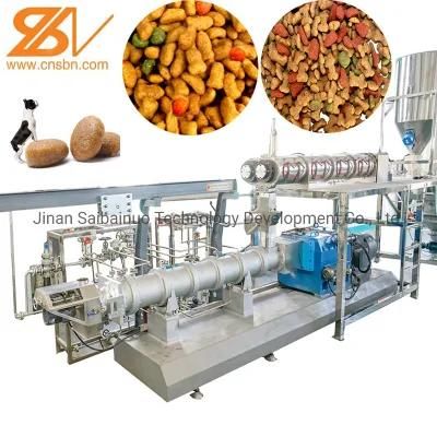 2020 New Design Automatic Dry Dog Pet Food Manufacturing Machine