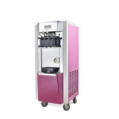 Commercial 3 Flavors Soft Serve Ice Cream Making Maker Machine with CE Bql-308