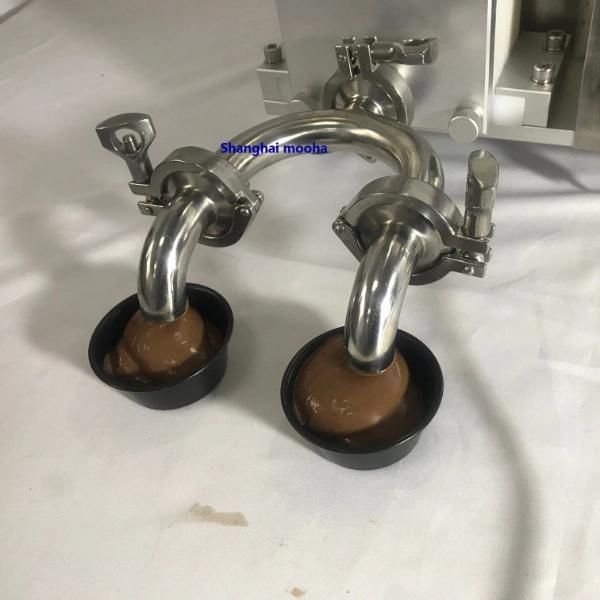 Automatic Cup Cake Bread Cream Filling Machine Fruit Jam Bun Puff Peanut Butter Injector Donut Jelly Bakery Machines Toast Roller Paste Filler