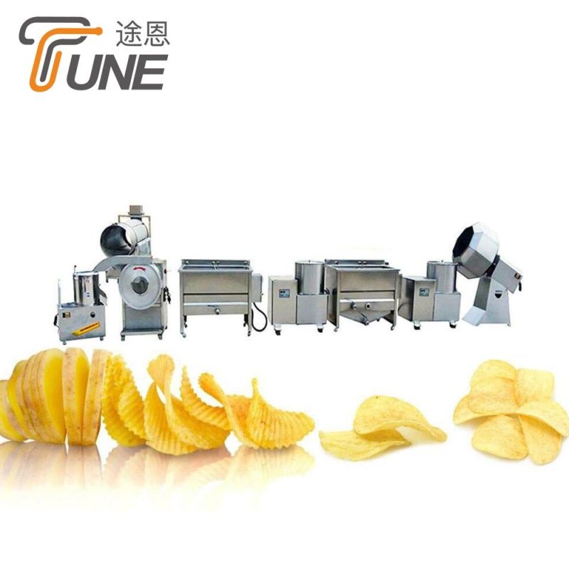 Semi-Automatic Potato Chips Making Machine/ Frozen French Fries Production Line