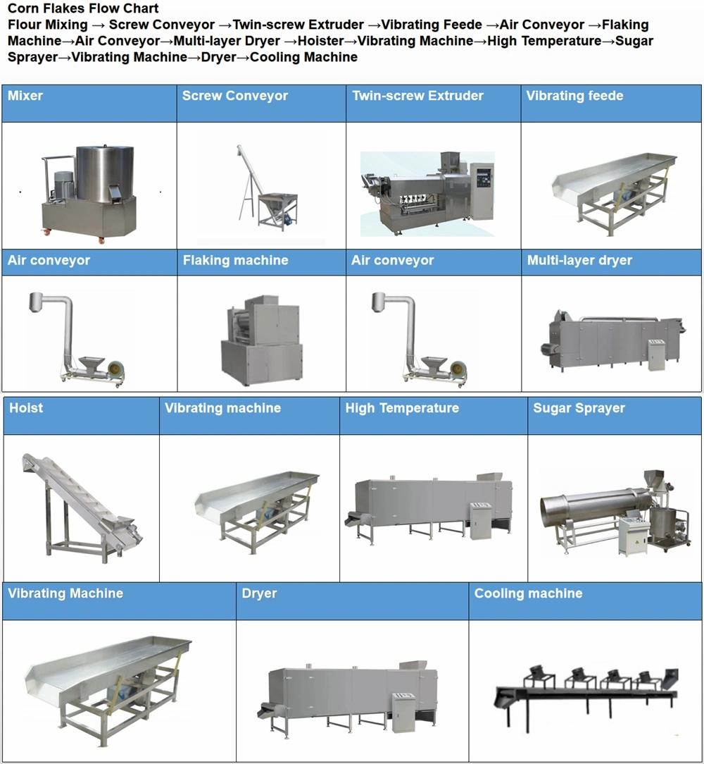 Breakfast Cereal Corn Flake Making Machine Manufacturing Price