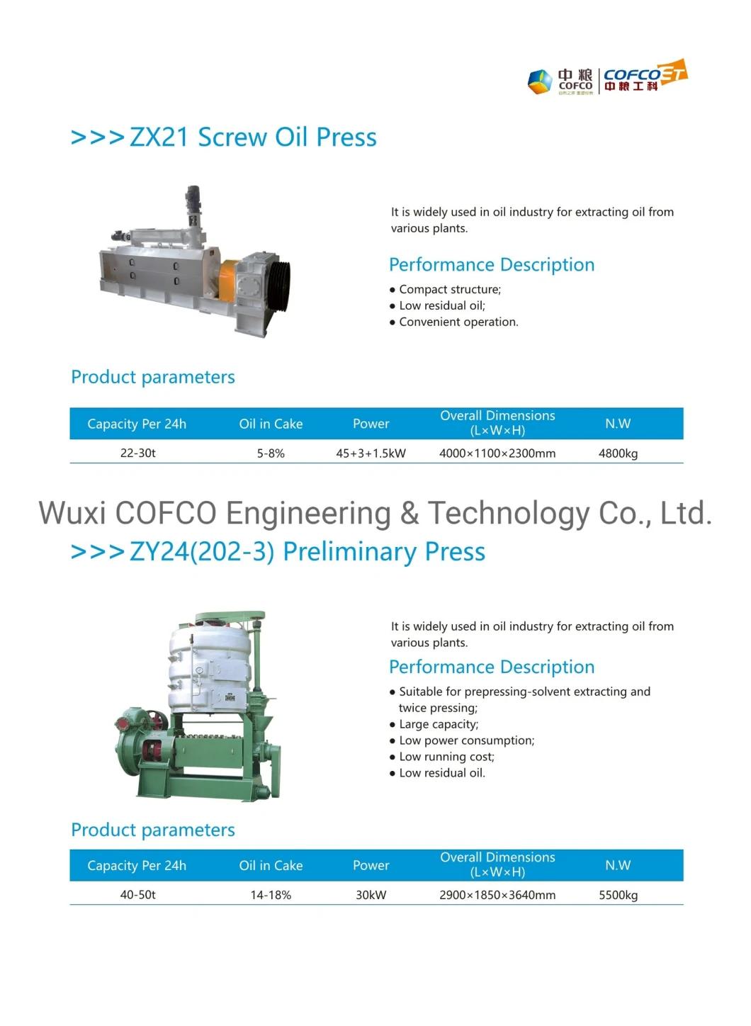 COFCOET ZX/ZY Series Oil Press