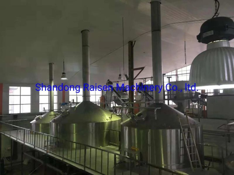 Raisen Brand Steam Heated 2 Vessel 2000L 2500L 3000L Mash System Brewhouse for Brewery