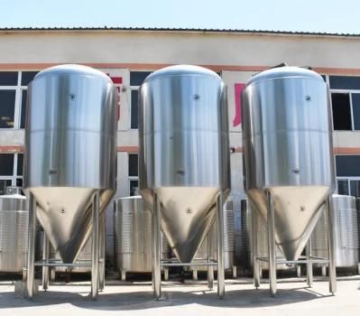 8000L Beer Fermenter Conical Cooling Tank SUS304