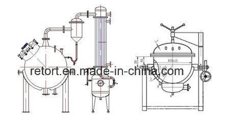 Stainless Steel Pressure Cooker (vacuum jacketed cooker)