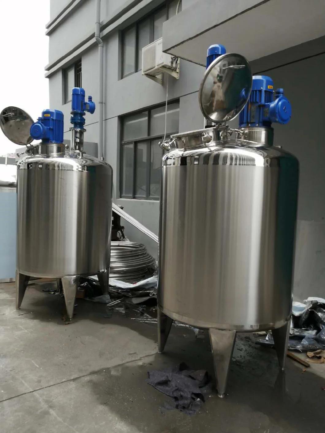 Self Cleaning China Insulated Double Jacketed 4000L Milk Sterilizer Tank Price