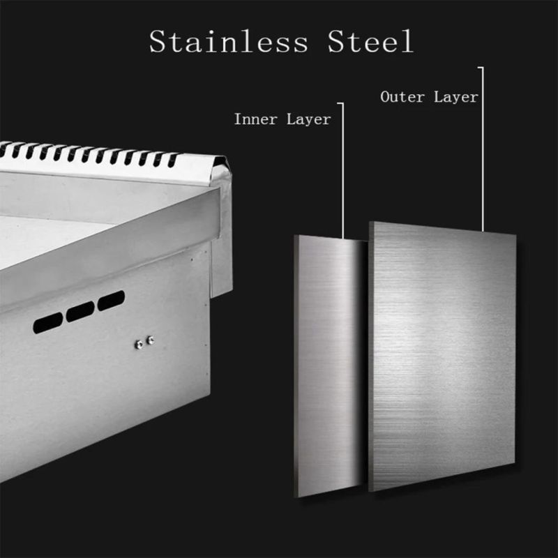 Manufacturer Commercial Gas Griddle/ Standing Flat Plate Gas Grill Griddle