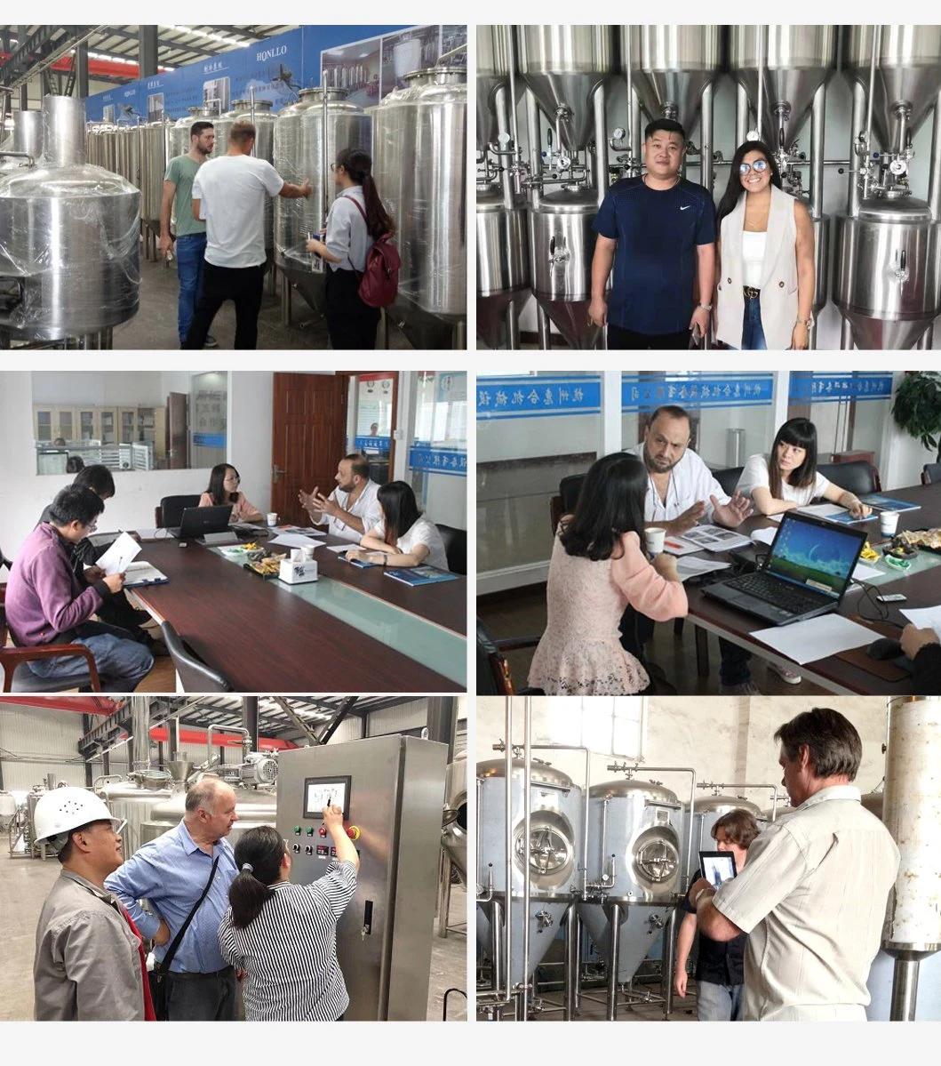 Food Grade Stainless Steel Beer Making Machine with Digital Display Control