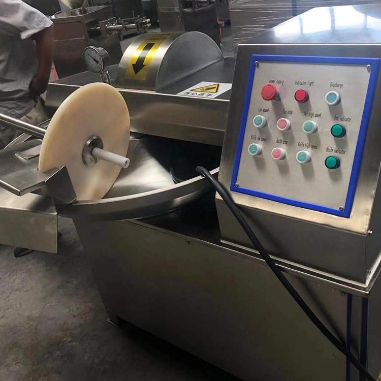 Big Output Bowl Cutter Meat Bowl Chopper with Auto Loading System