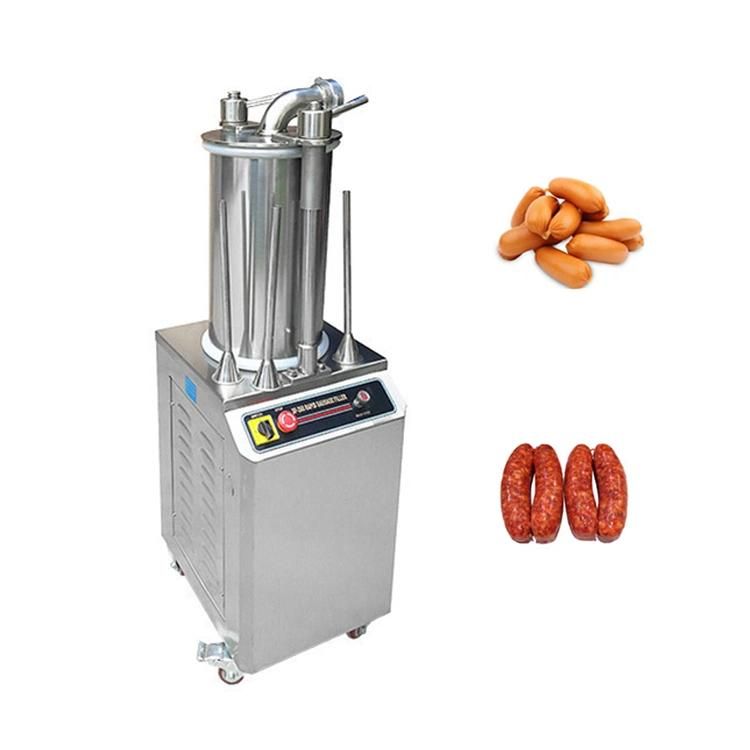 Industrial Sausage Filler Maker Making Machine Electric Hydraulic Sausage Stuffer Sausage Filling Machine