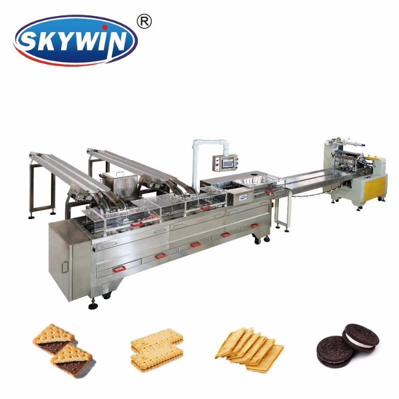 Automatic Ice Cream Sandwich Biscuit Cookie Making Machine Bakery Equipment Factory Price