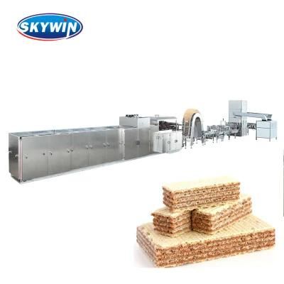 Skywin Small Capacity 27 Plates Biscuit Production Line Wafer Machine