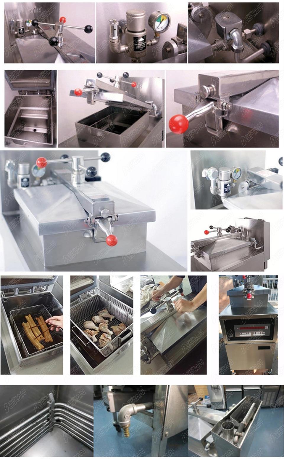 Pfg800 Henny Penny 8000 Gas Chicken Broaster Pressure Fryer USA Technology 24 Liters Free Standing