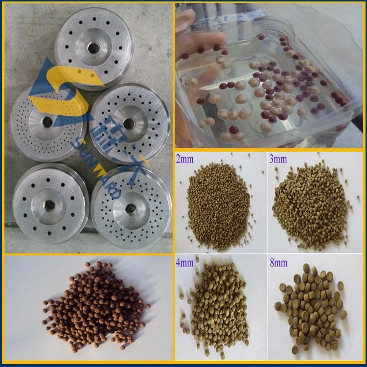 Floating Fish Food Extruder Machine / Extruded Fish Food Pellet Machine