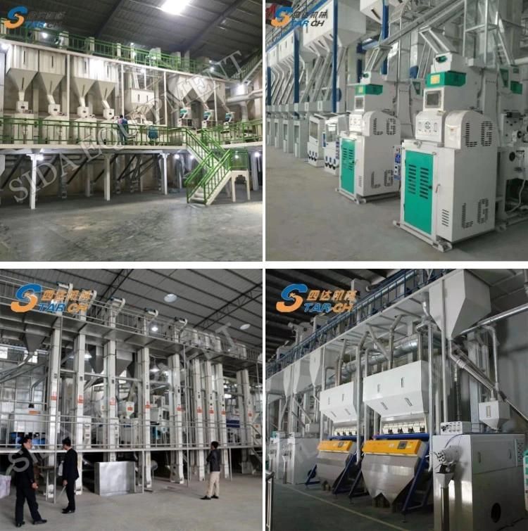 Automatic Mini Parboiled Rice Processing Plant with Rice Color Sorter