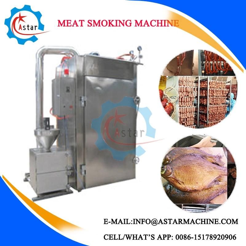 Industrial Use Automatic Fish Beef Meat Sausage Smoking Machine