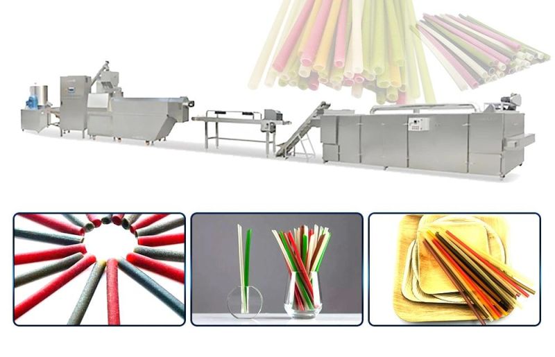 New Technology Breakthrough Eatable Rice Straw Making Machine Production Line