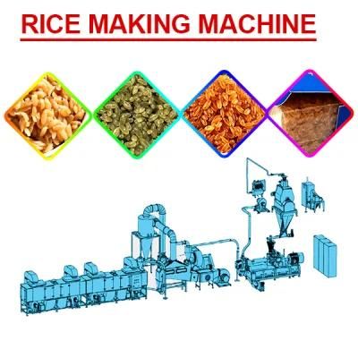 Extruder Nutrition Rice Production Plant/Extrusion Rice Kernel Make Machine