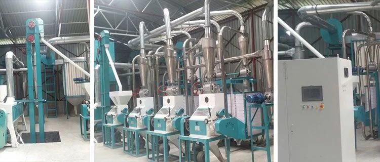 Angola Market Sale 30t Corn/Cassava Flour Milling Machine