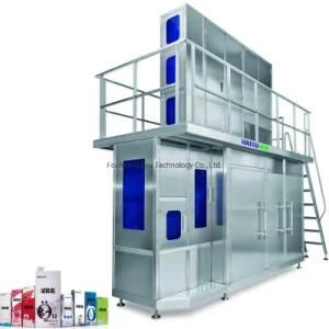 Automatic Aseptic Wine Juice Drink Brick Carton Filling Packaging Machine