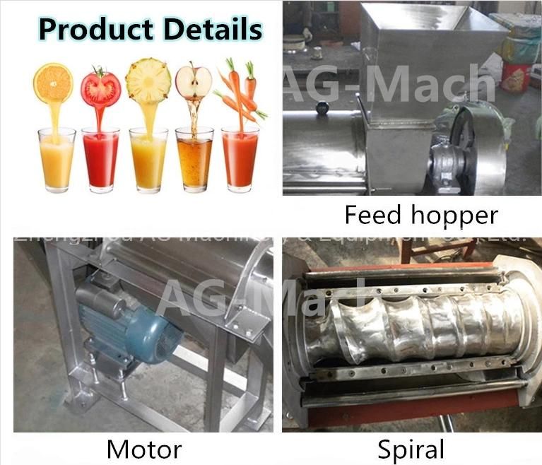 Industrial Cold Press Fruits Juicer Mango Pineapple Juice Extractor Machine