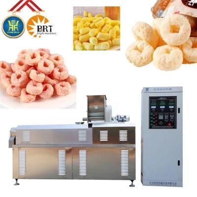 Automatic Double Screws Puffed Corn Snack Making Extrusion Machinery Plants