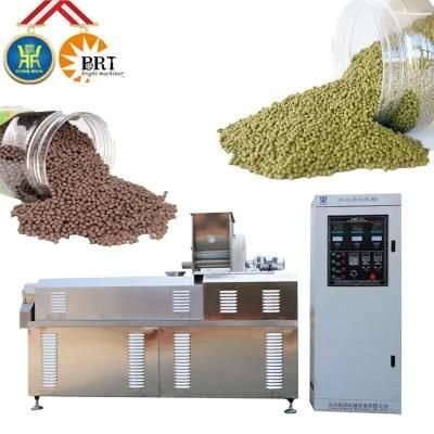 100-2000kg/Hr Industrial Automatic Wet Dry Animal Pet Food Extruder Fish Feed Making ...