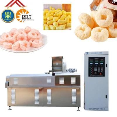 Corn Food Puffing Snacks Extruder Process Line Making Machines