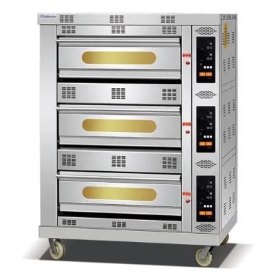 High Efficiency Commercial Bakery Equipment LPG/Ng Gas Baking Oven