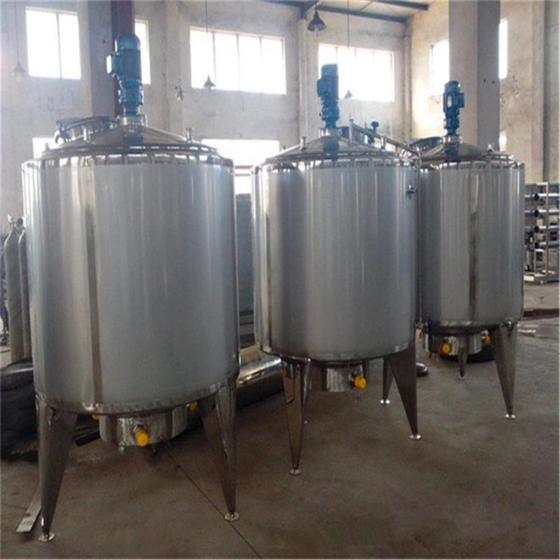 Dairy Processing Stainless Steel Mixing Heating Blending Fermentation Tank