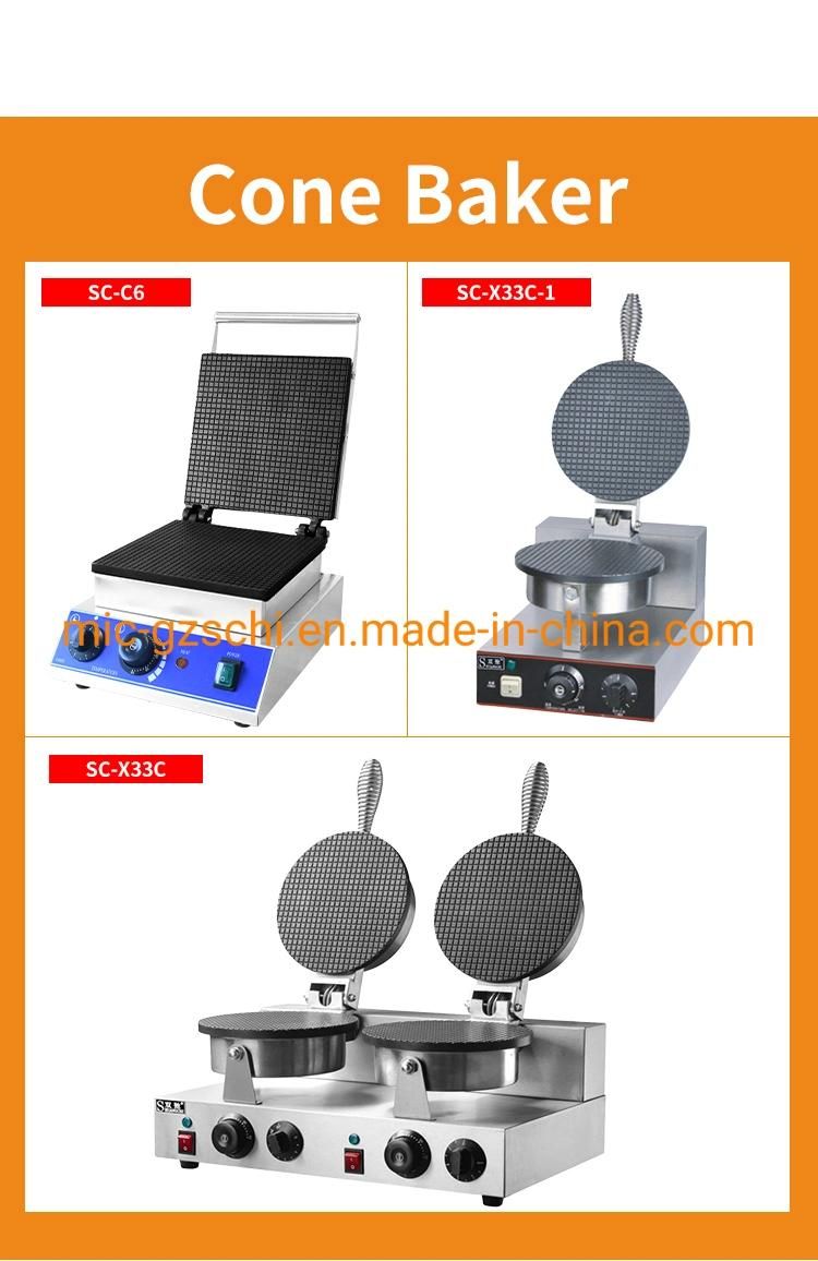 Square Waffle Baker Cone Baker Machine Ice Cream Cone Machine