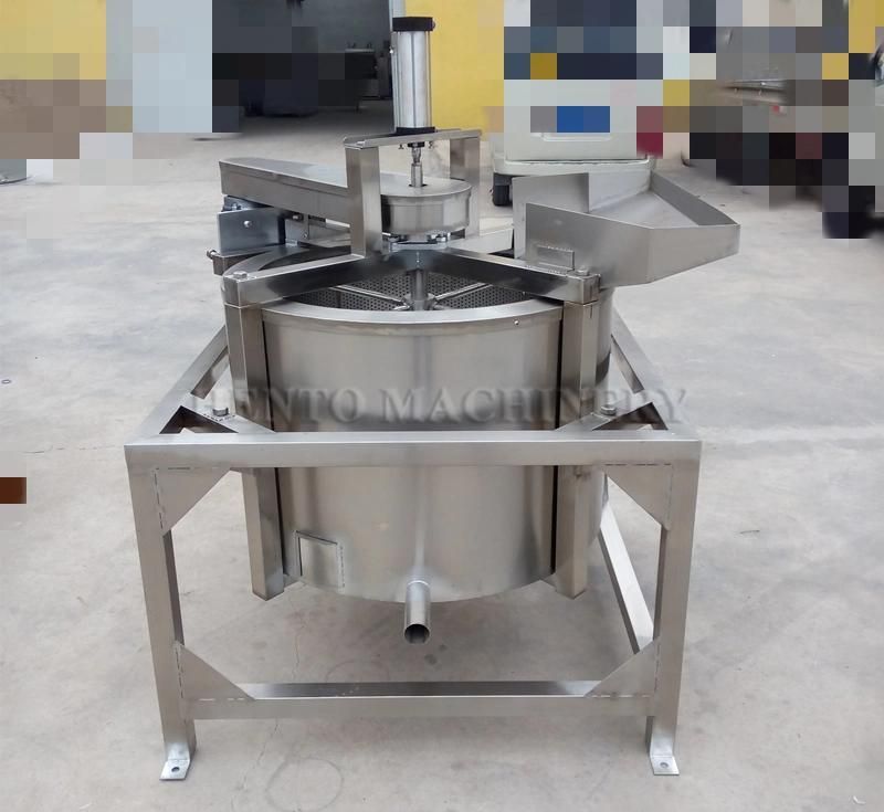 Long Service Life Stainless Steel Deep Frying Pot / Frying Peanut Machine Price / Fried Peanut Making Line