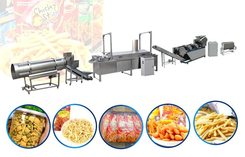 Satainless Steel and Automatic Fryer for Snacks Making Machine with CE Approced for Sale