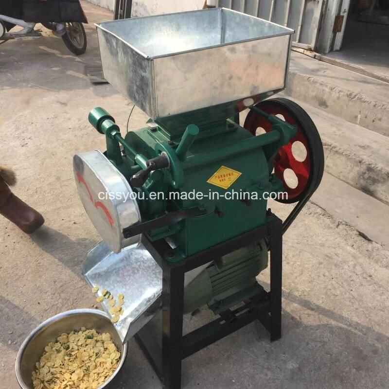 Instant Food Oat Beans Rice Corn Flakes Flaking Making Machine