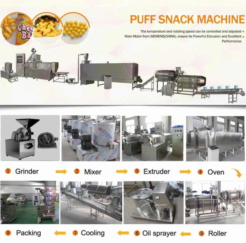 Factory Price Corn Puff Snack Extruder/Puff Snack Extruder/Snack Pellet Extruder